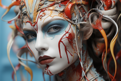 itarle_a_close_up_of_a_womans_face_covered_in_paint_holding_hot_1fc78325-c35a-4920-a185-60a8f74bc95c