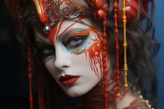 itarle_a_close_up_of_a_womans_face_covered_in_paint_holding_hot_f4d2eb21-b023-4f06-9309-20f063e49314